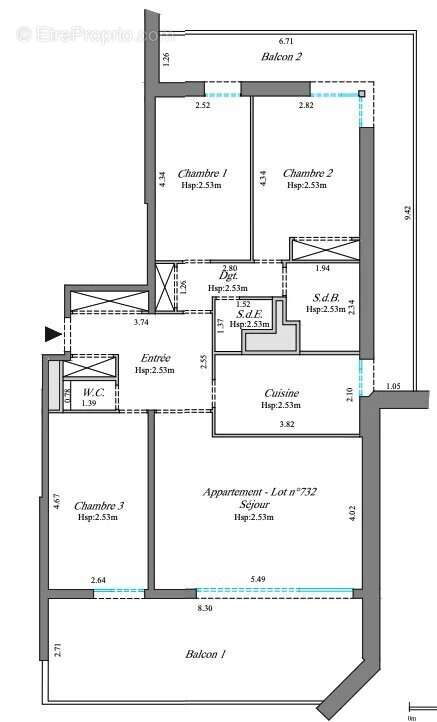 Appartement à COURBEVOIE