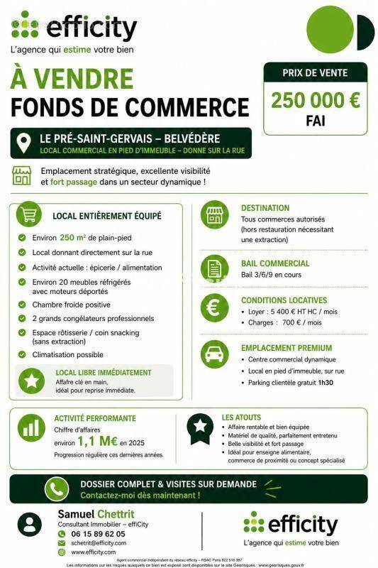 Commerce à LE PRE-SAINT-GERVAIS
