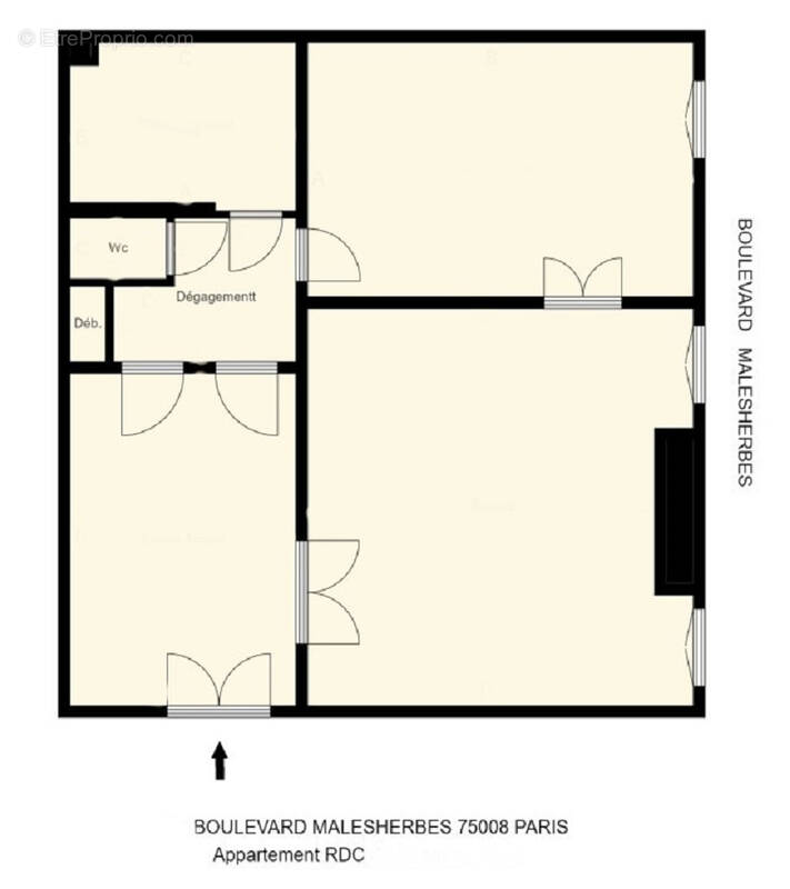 Appartement à PARIS-8E