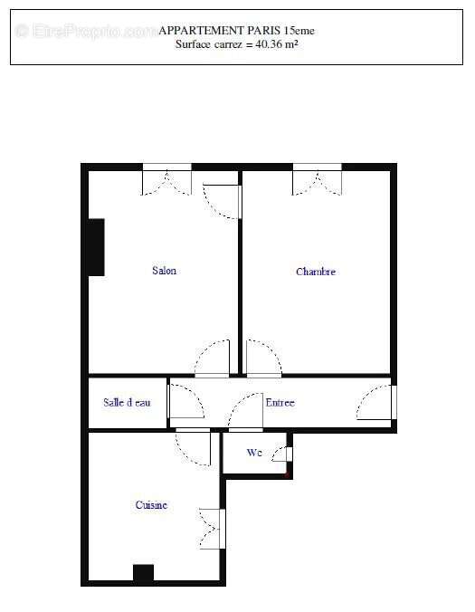 Appartement à PARIS-15E