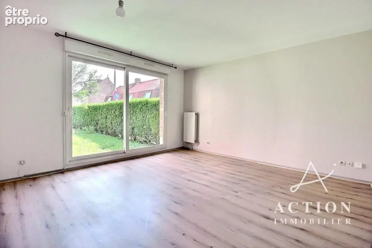 Lys-lez-Lannoy - appartement en rez-de-jardin où l'on pose ses meubles de 53 m² - 1 chambre - photo 2