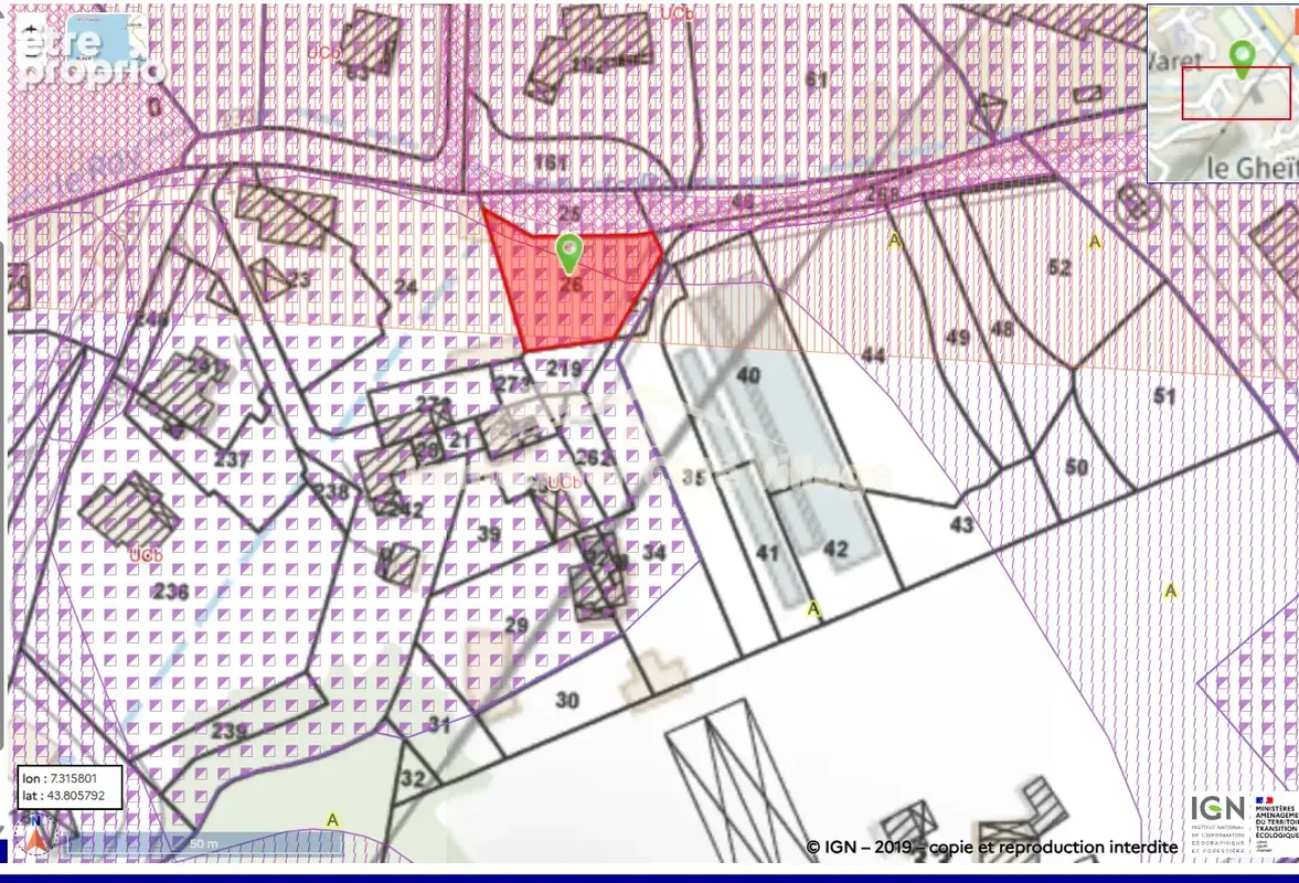 CONTES   Terrain constructible de 741 m2 dans un environnement résidentiel - photo 7