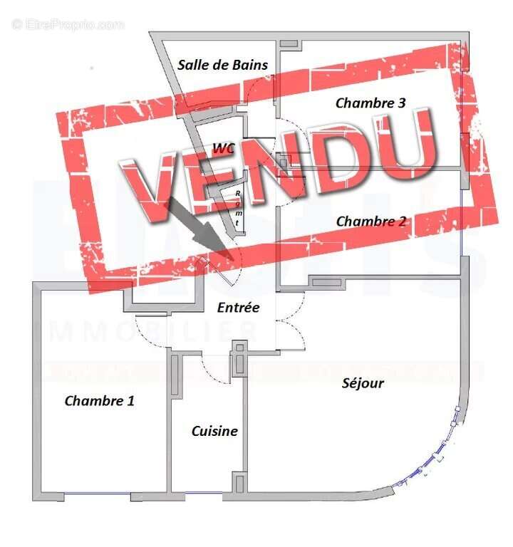 Appartement à PARIS-13E