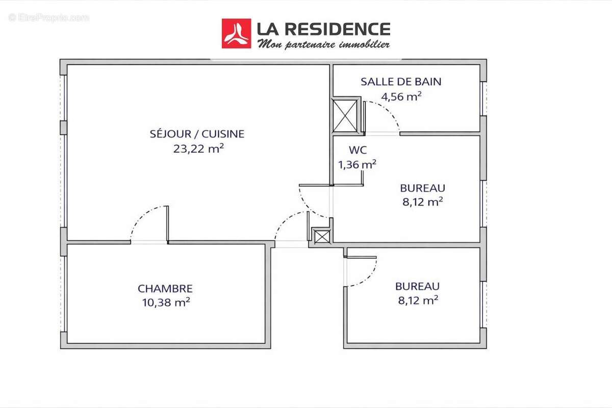 Appartement 47 m² à Les Mureaux  - photo 3