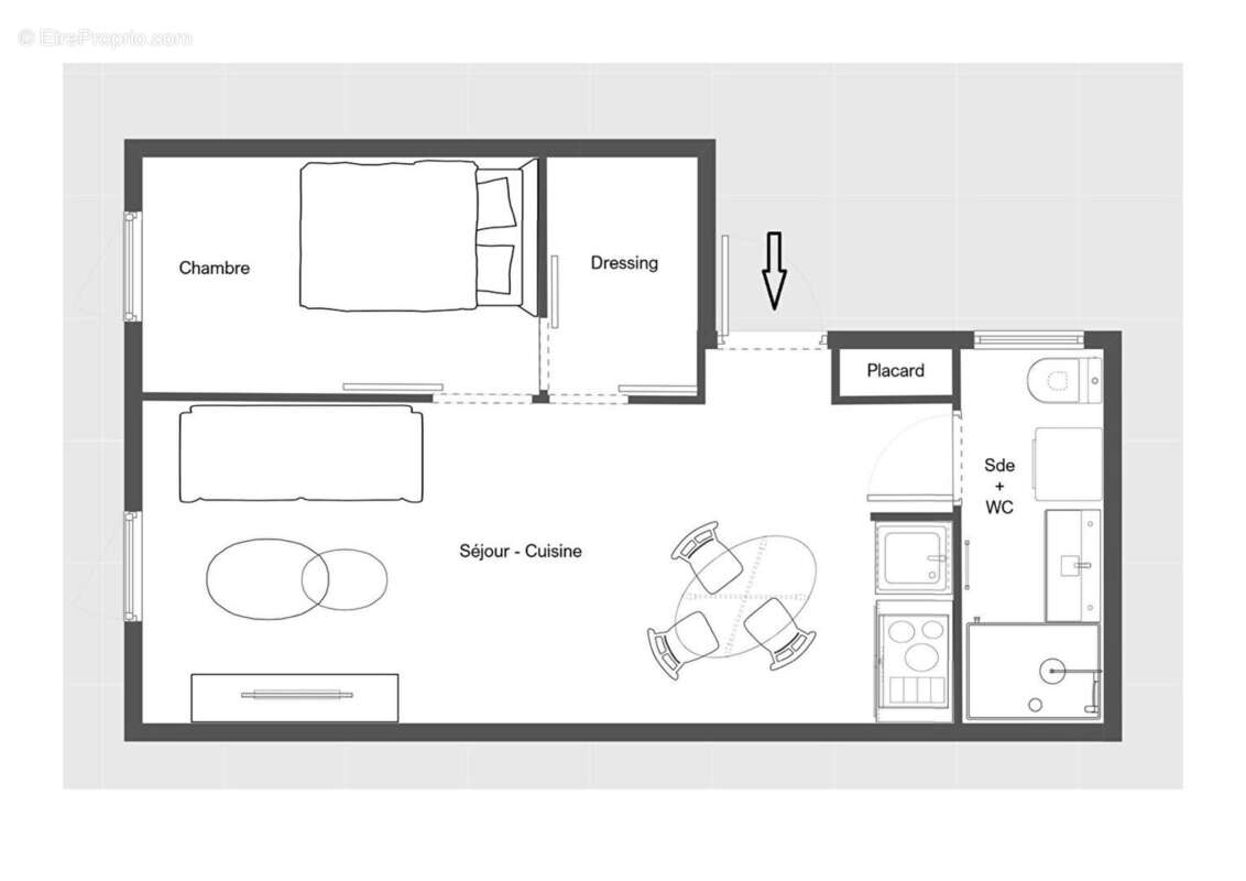 Appartement à PARIS-18E
