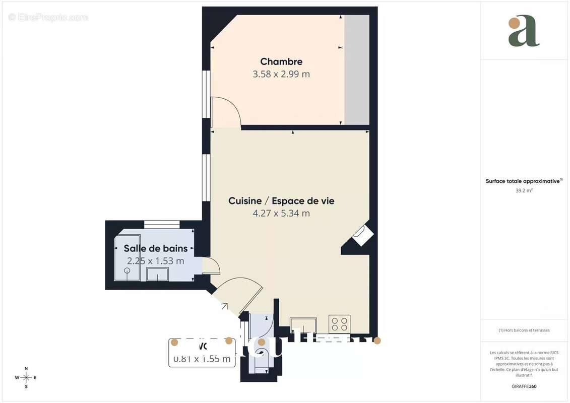 Appartement à PARIS-18E