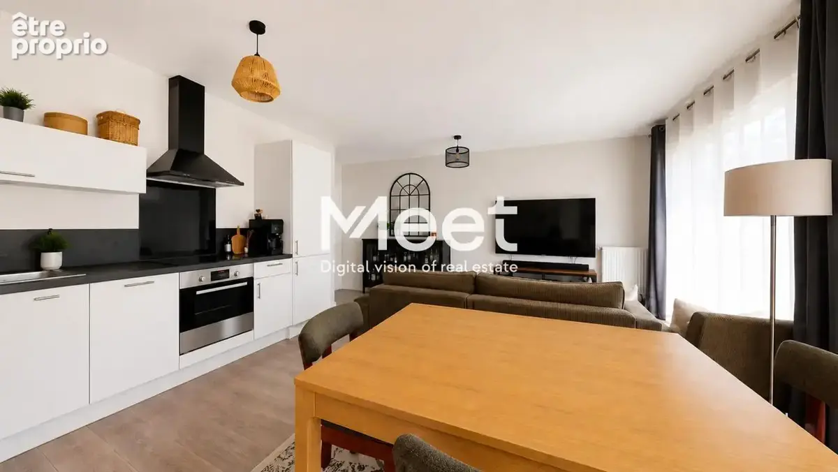 Vert-saint-denis - appartement 3pieces avec jardin - photo 4