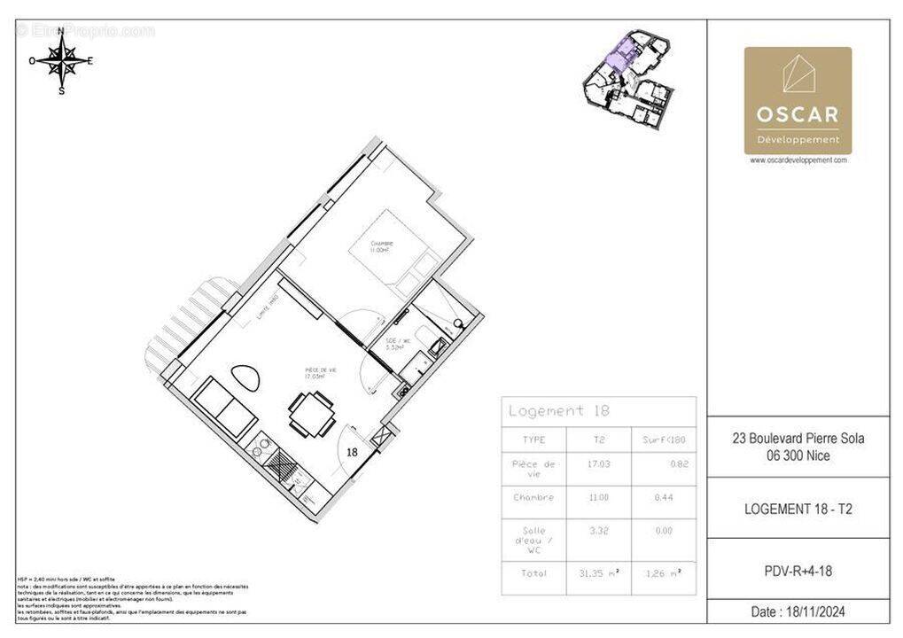 Appartement à NICE