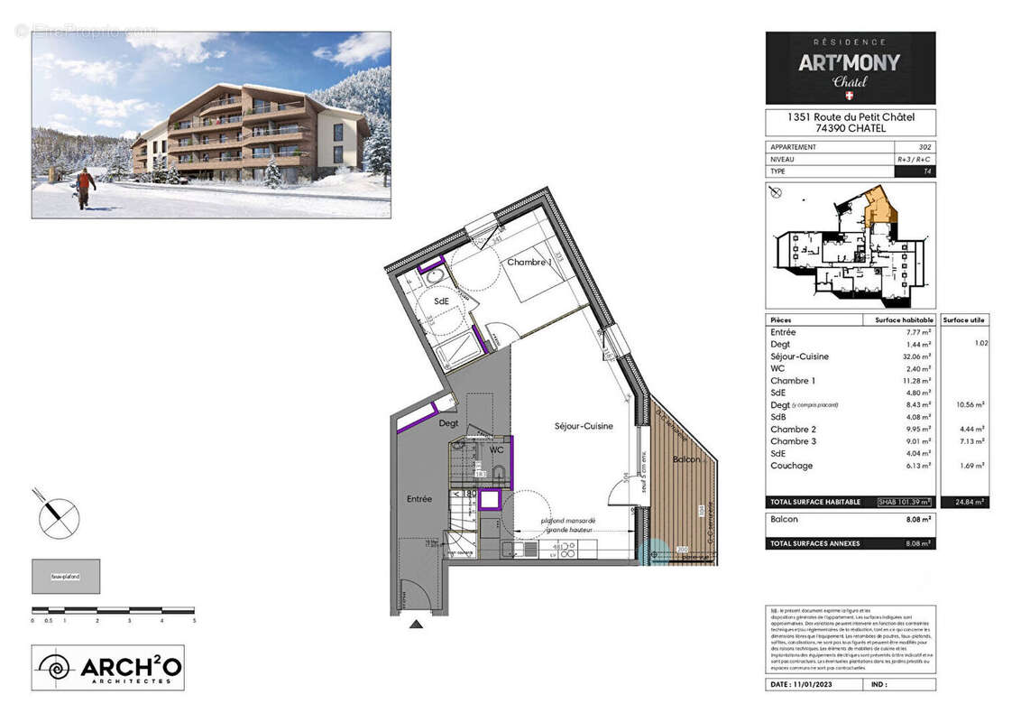 Appartement à CHATEL