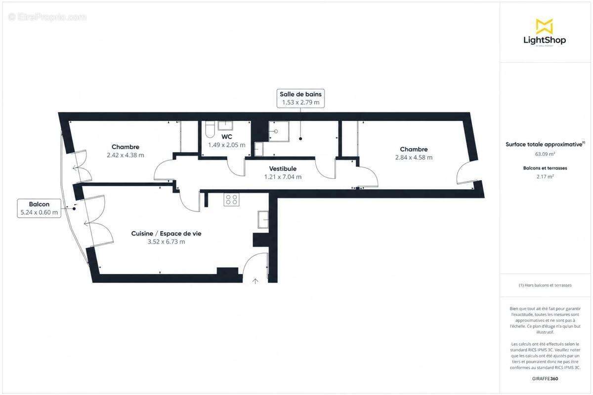 Appartement à COLOMBES
