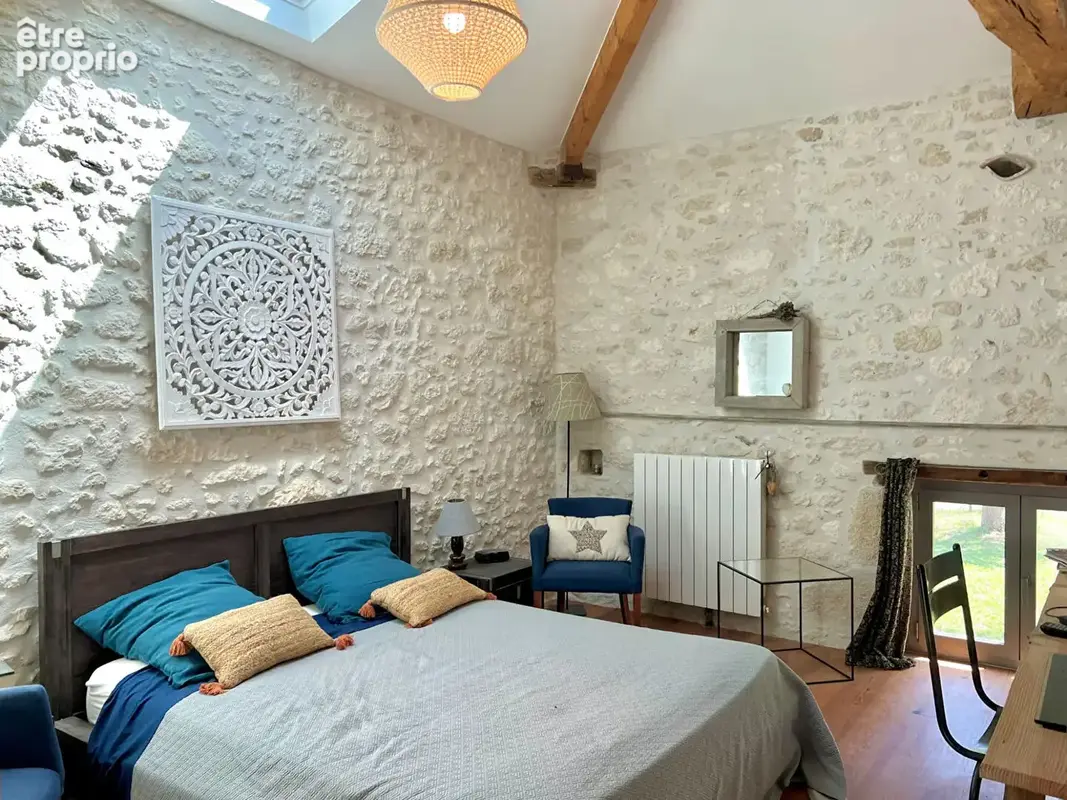Charmante maison en pierre avec piscine - photo 9
