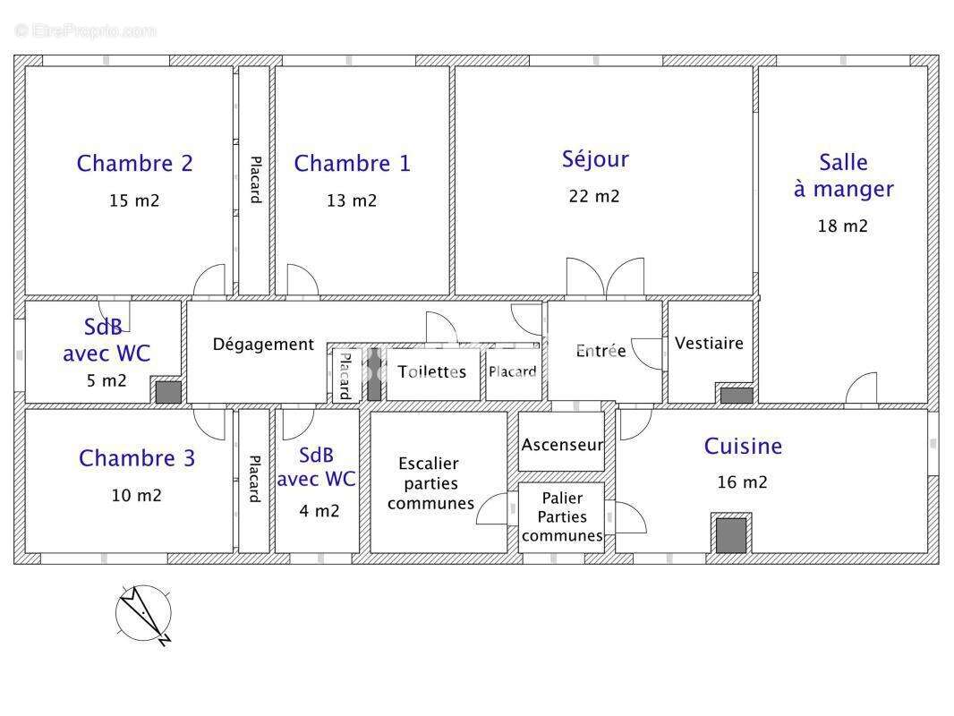 Appartement à NEUILLY-SUR-SEINE