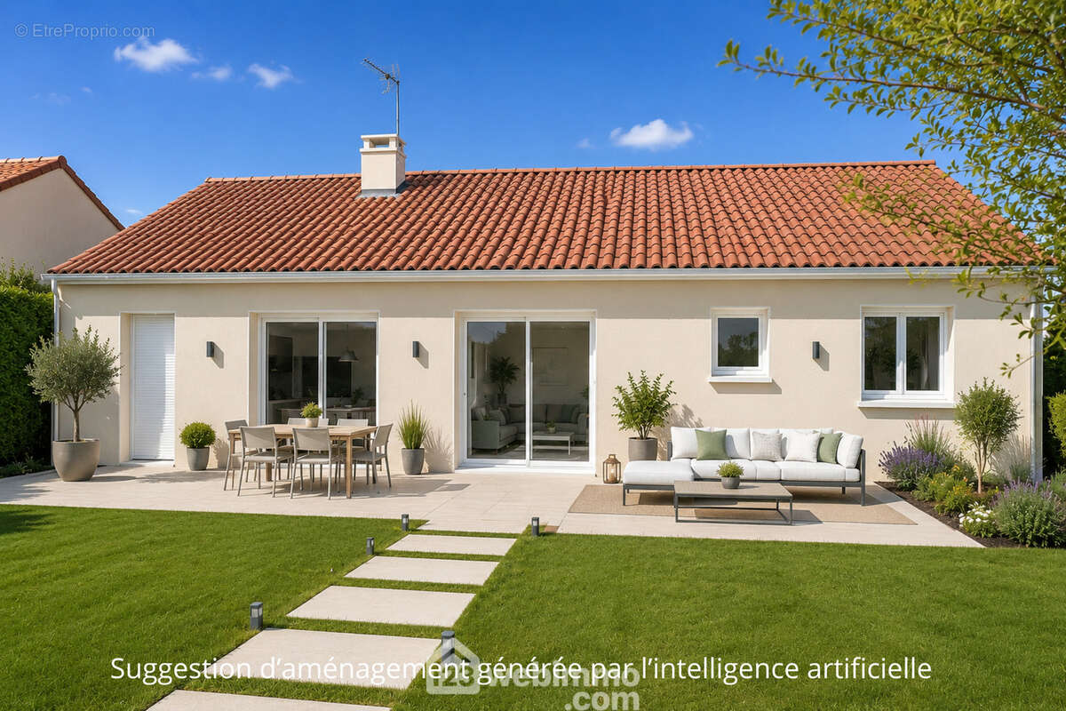 Suggestion d'aménagement générée par l'intelligence artificielle - Maison à TOUTLEMONDE