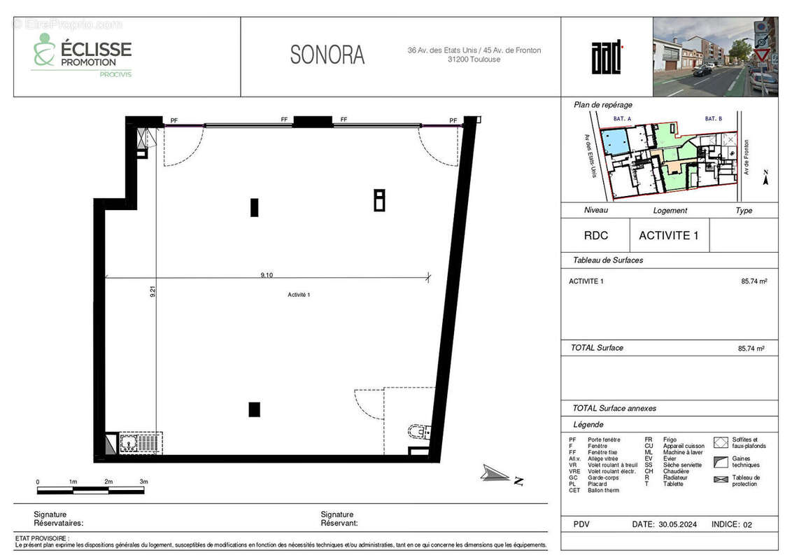 Local commercial Toulouse 85.74  m2 - photo 5
