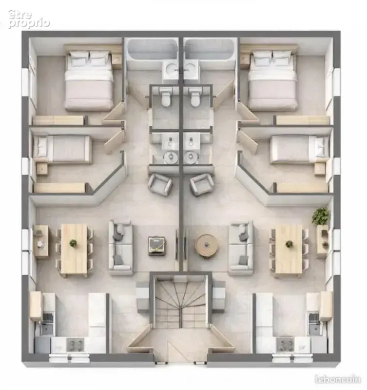 Appartement T3 - Rez de Jardin - photo 6