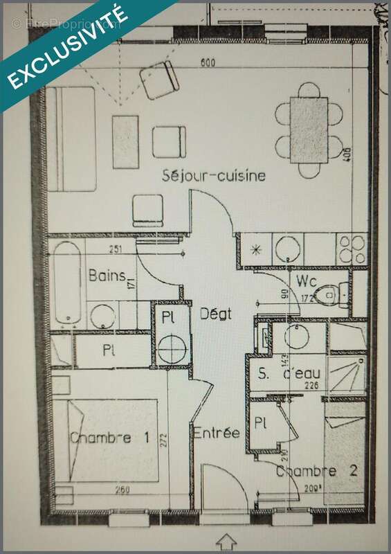 Appartement 49 m² à Saint-Mamet  - photo 5