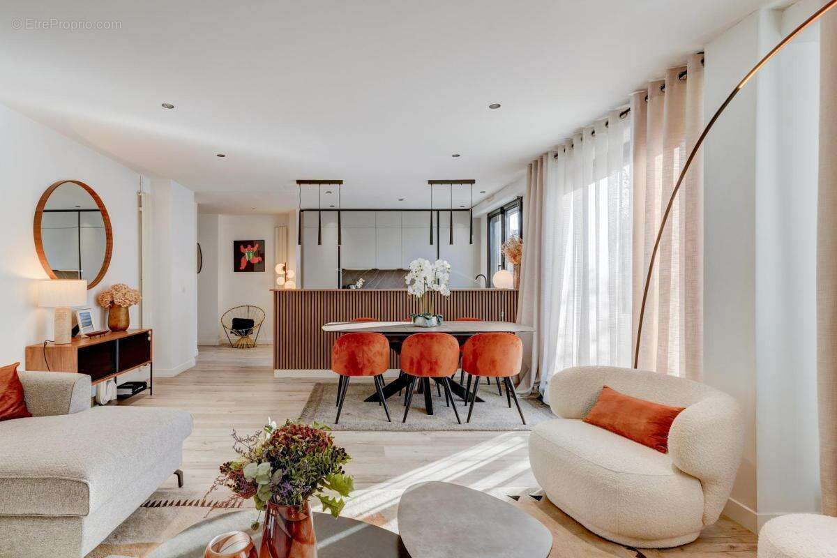 Neuilly-sur-seine : sablons / pont de neuilly - exceptionnel appartement de 96m2 avec terrasse 40m2 - 2 chambres - possibilité p - photo 5