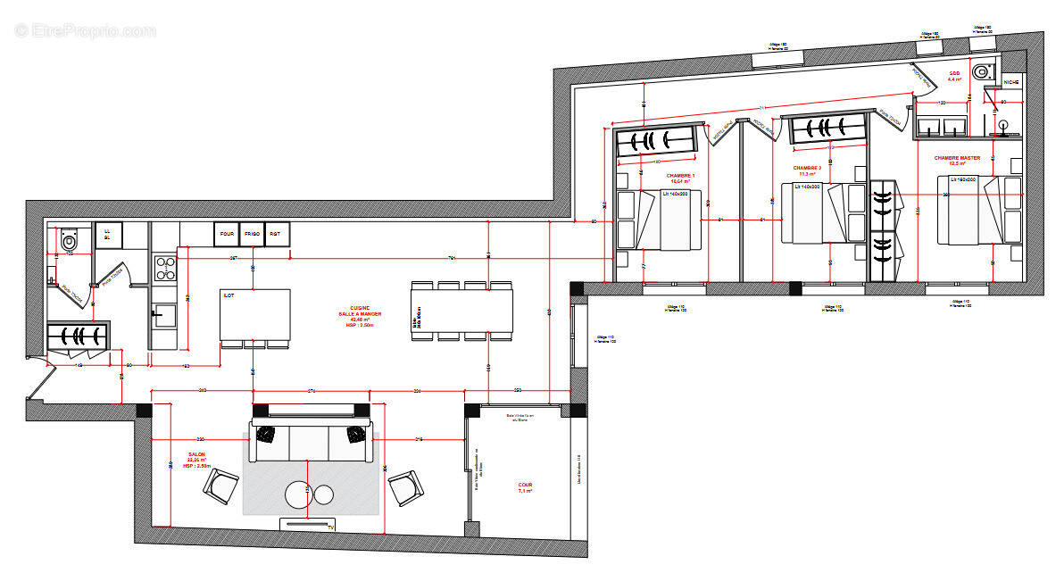 Appartement à BAGNERES-DE-BIGORRE