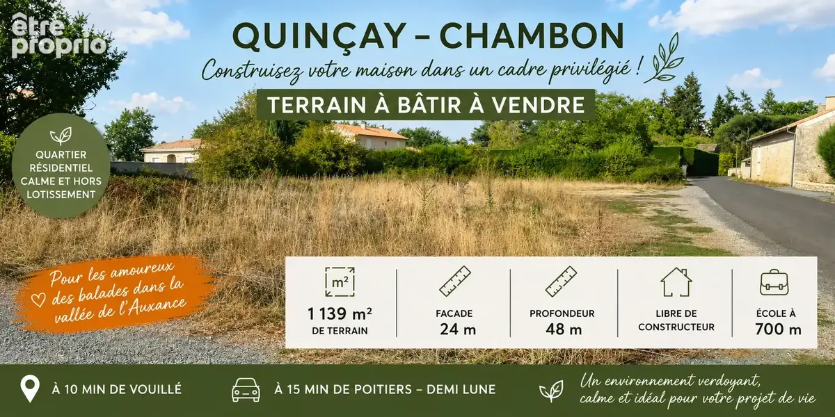 Terrain à QUINCAY