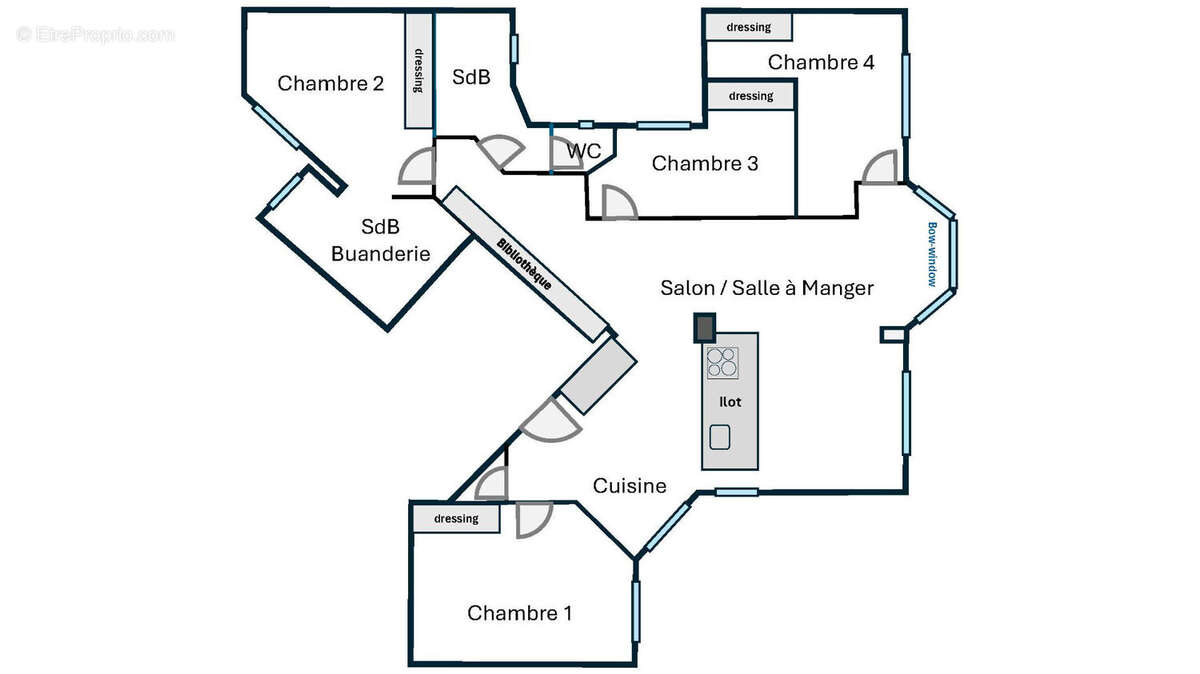 Appartement à LA GARENNE-COLOMBES