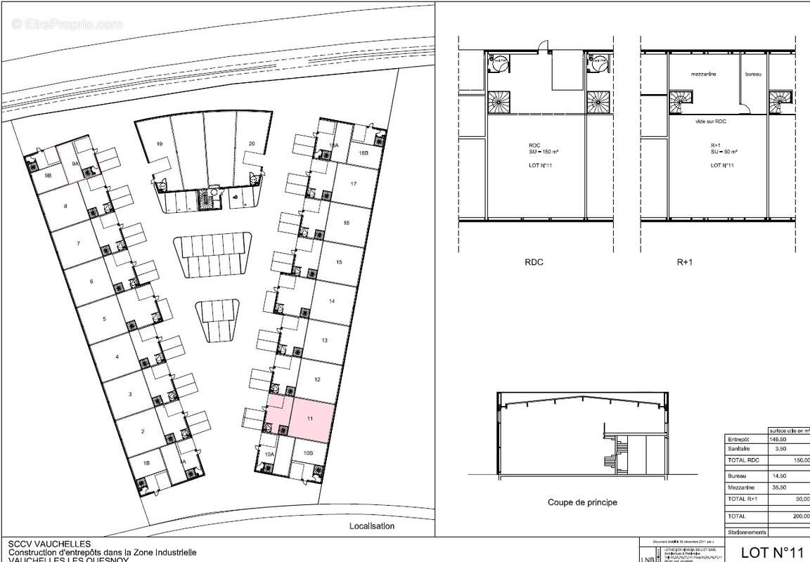 Local commercial avec parking a vendre - vauchelles les quesnoy - photo 2