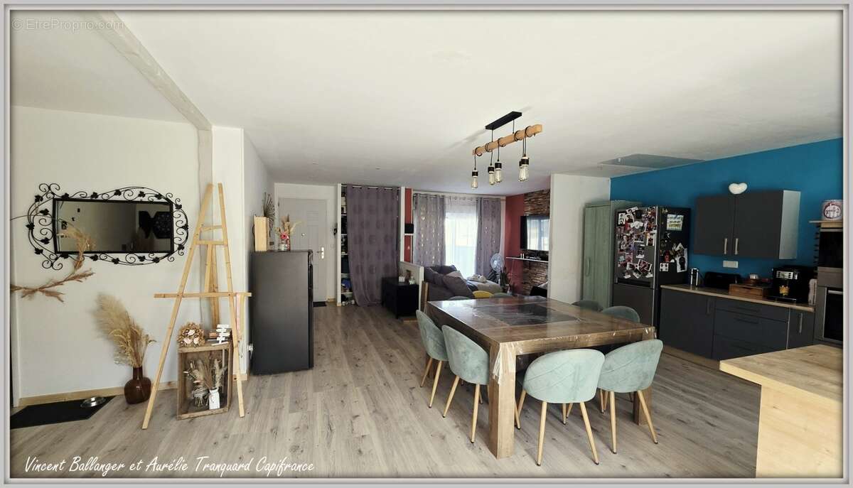 Maison à vendre, 5 pièces, PLAIN-PIED de 115m² , avec CLIMATISATION à LUSSANT (17) - photo 3