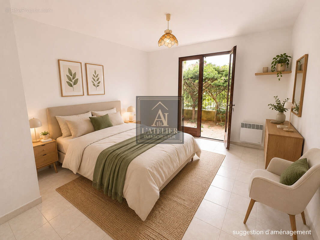 Appartement en rez-de-jardin avec extérieurs à proximité des commodités - photo 10