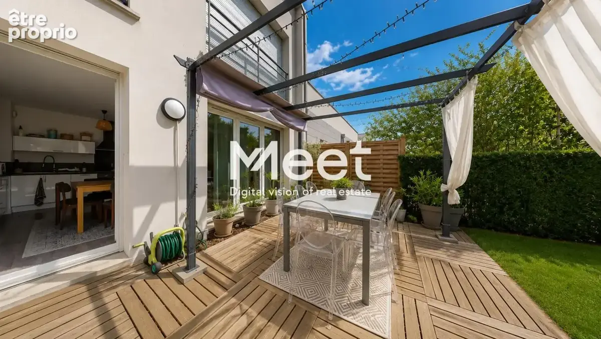 Vert-saint-denis - appartement 3pieces avec jardin - photo 2