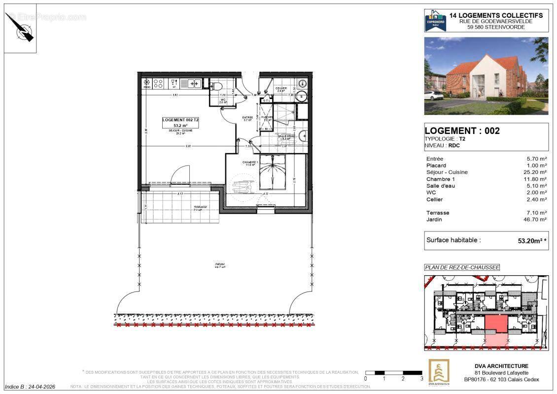 Appartement à STEENVOORDE