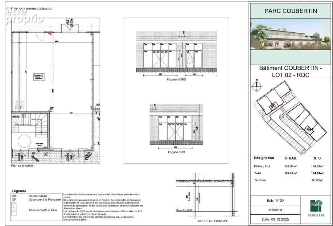 Local commercial Calais 104,09 m2 - photo 3
