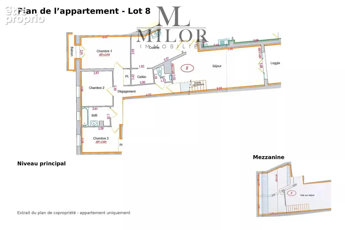 Saint-martin-du-var – dernier étage, 5 pièces avec mezzanine et deux balcons - photo 13