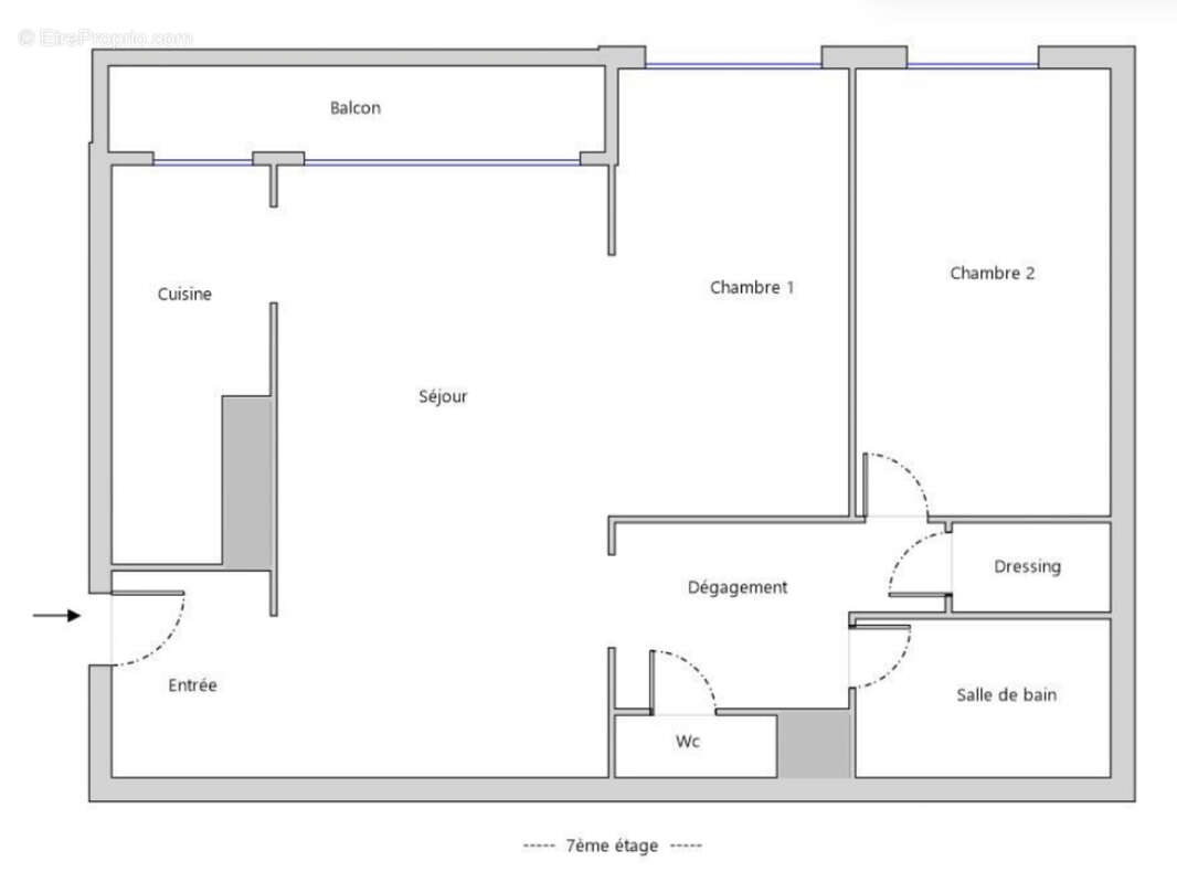 Appartement à PARIS-15E