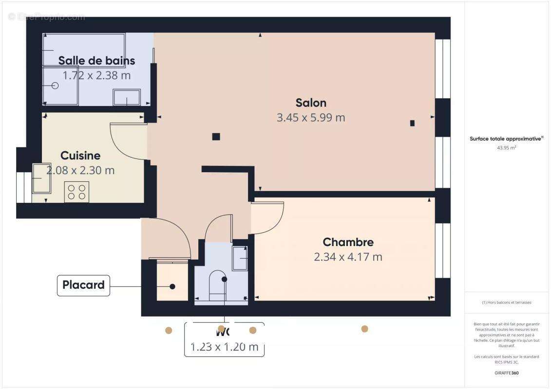 Appartement à PARIS-4E