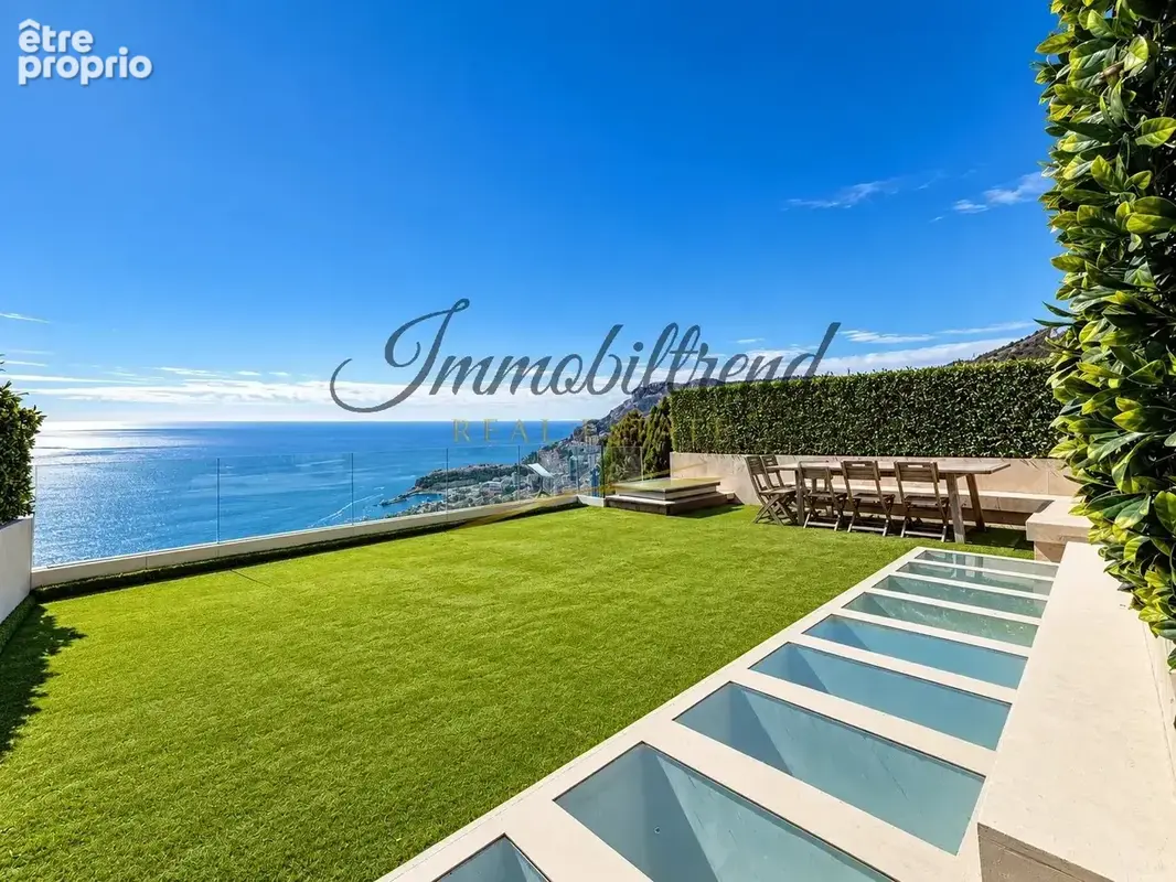 Villa de luxe contemporaine vue mer panoramique – proche monaco – terrasses et piscine - photo 3