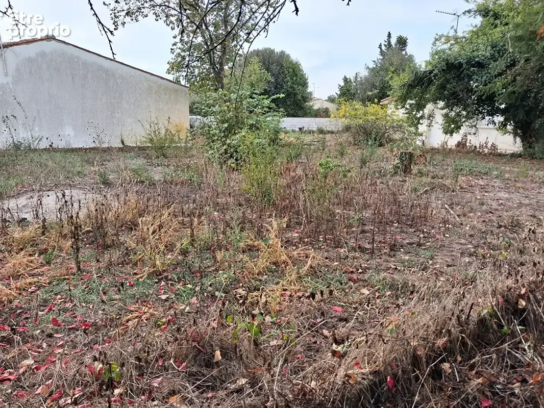 ECHILLAIS - Terrain à bâtir viabilisé avec un garage de 43 M² . - photo 4