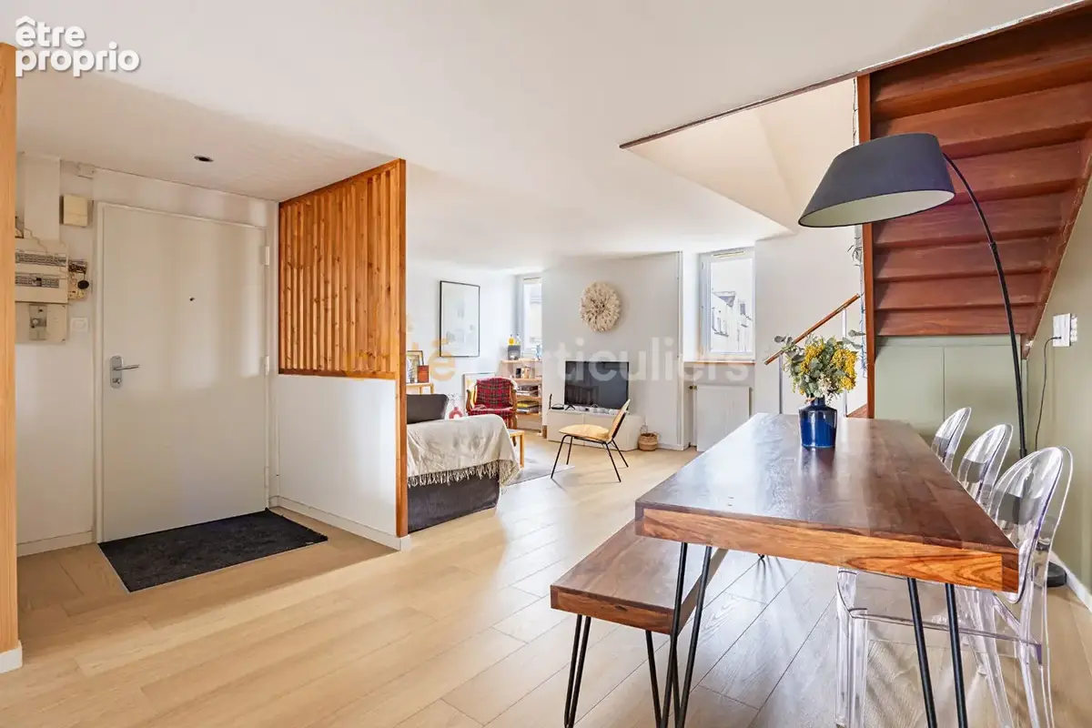 Nantes/saint-clair -- t3 de charme en duplex -- 85m² carrez, 120m² au sol - photo 3