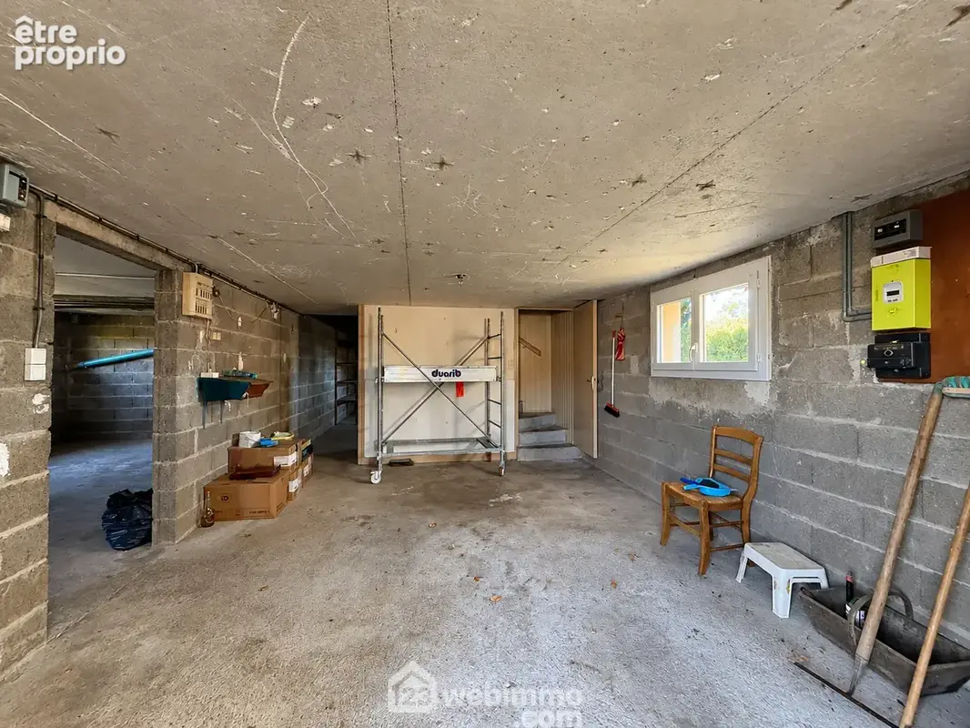 Un sous-sol complet : garage,