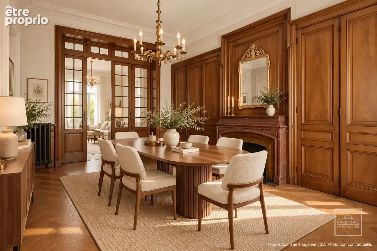 Lyon 6, bd des belges, 202.95m² + t2 + chambre service + garage - photo 4