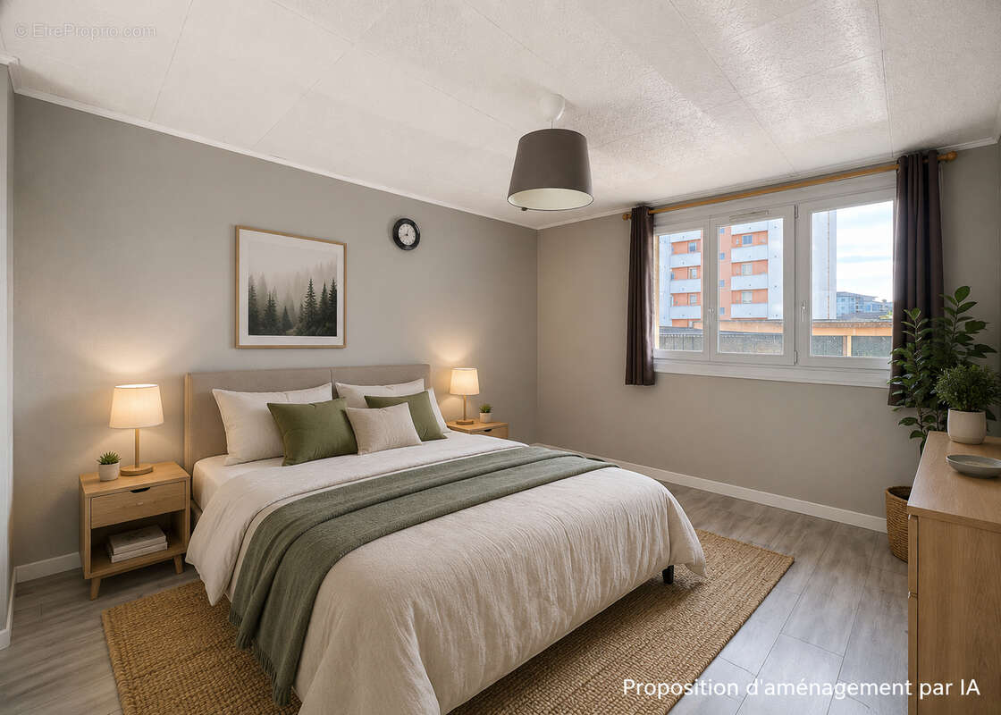 Appartement T3 de 50 m² à Roanne avec isolation extérieure financée - photo 7
