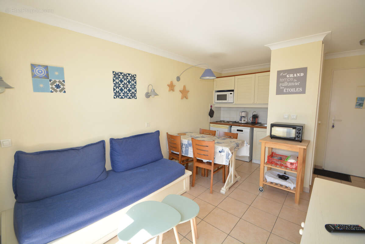 Appartement à vendre 2 pièces principales + balcon avec vue sur océan et dunes - lacanau-océan - photo 2