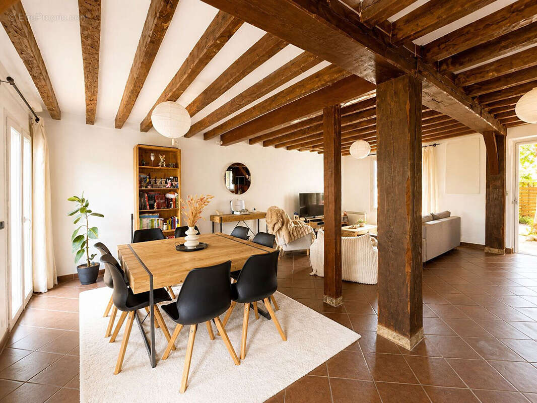 Maison en pierre avec un grand jardin arboré - photo 3