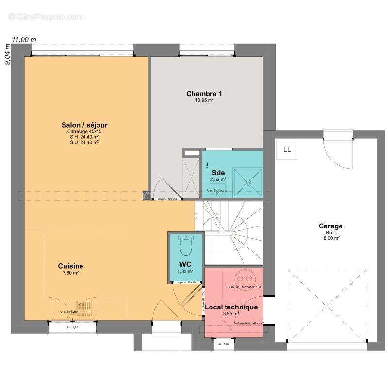 Maison 5 pièces 82 m2 - photo 3