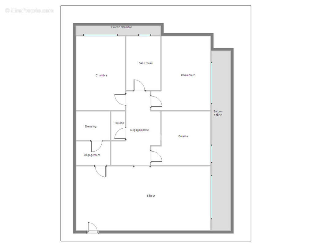 Boulogne-Billancourt  T3 70 m²   Balcon  Parking Résidence de standing - photo 9