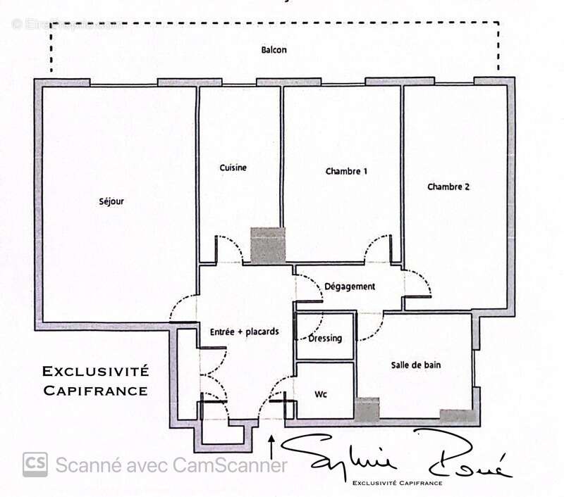 Appartement à PARIS-20E