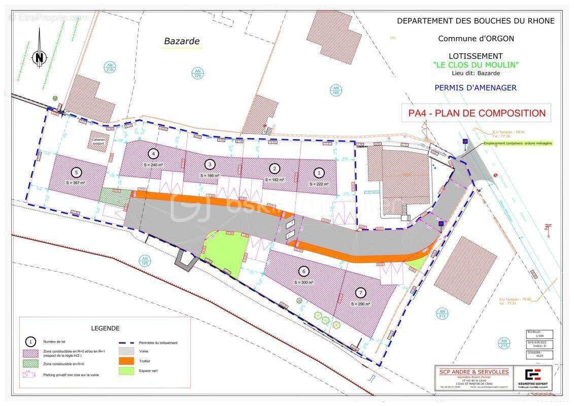 Proche du Village d'Orgon 13660 ,Votre projet , terrain constructible 222 m2 Viabilisé , Bonne Exposition , Secteur calme en ple - photo 3