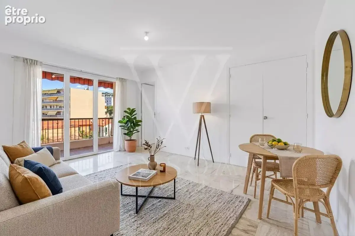 Cannes Gallieni - Lumineux T2 de 40m² refait à neuf avec terrasse - photo 3