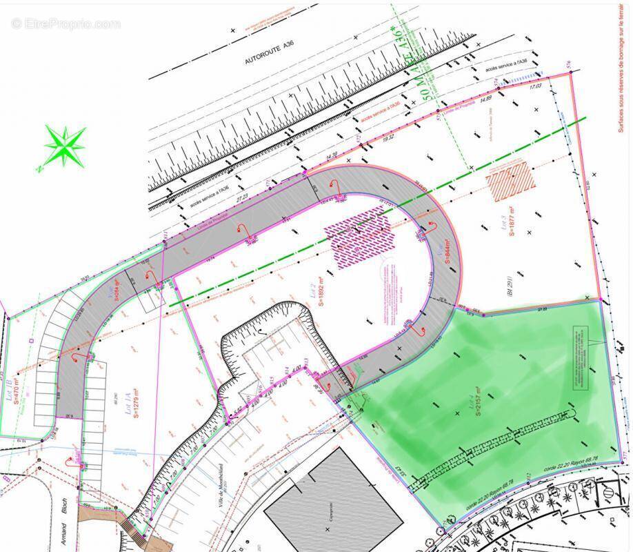 Terrain à MONTBELIARD