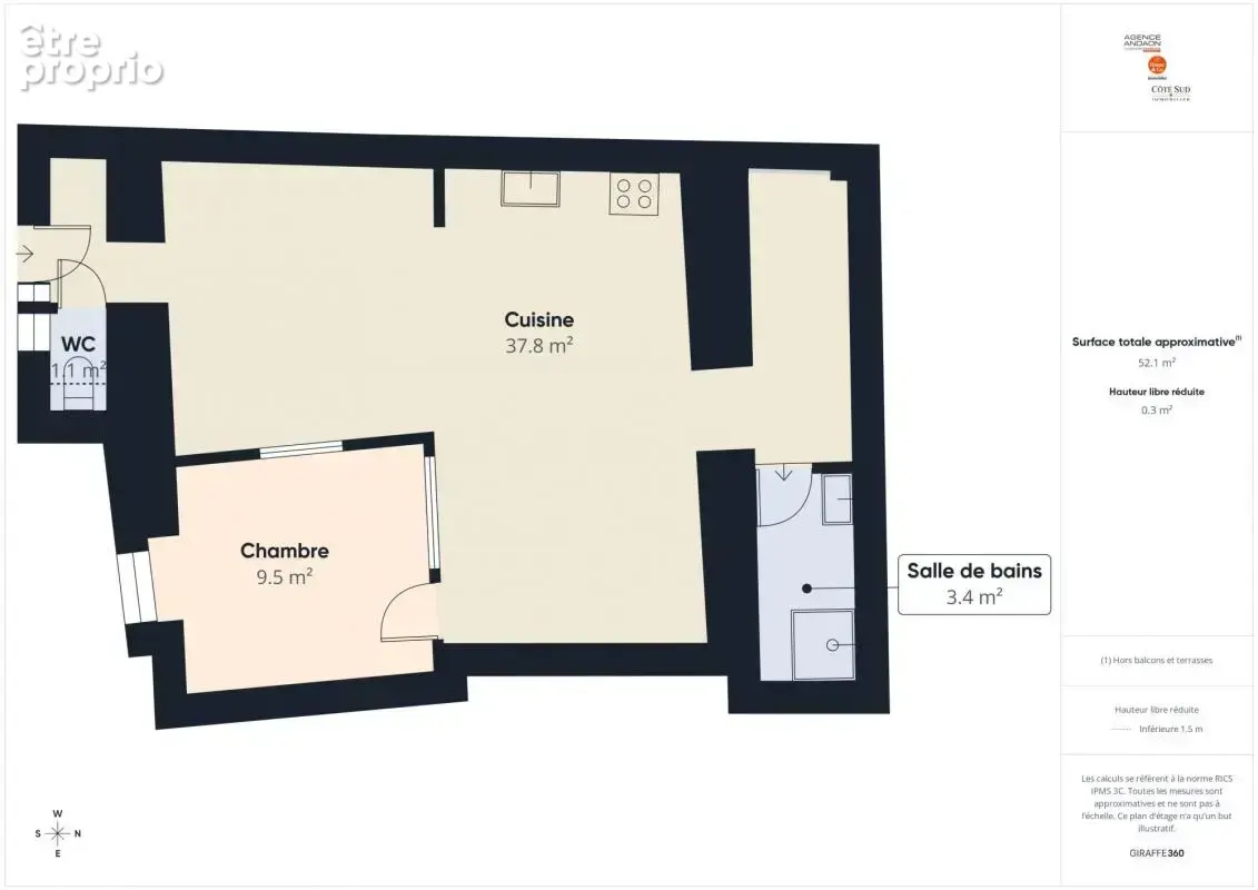 Appartement T2 Centre-ville - photo 13
