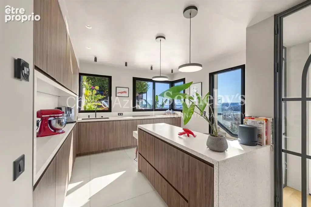Nice Mont Boron, villa d’architecte rénovée à Victoria Park avec vue mer panoramique - photo 6