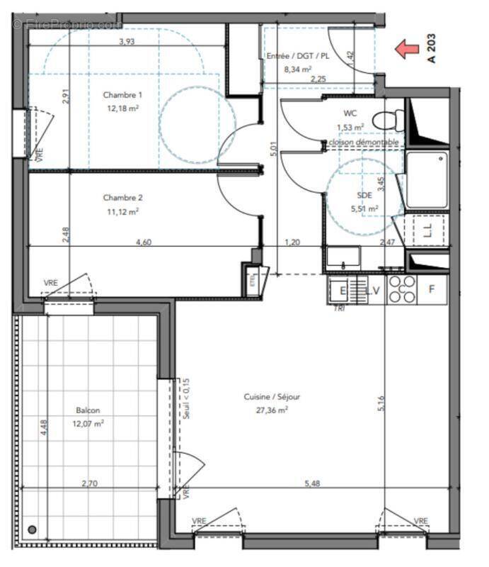 Appartement à CROZON